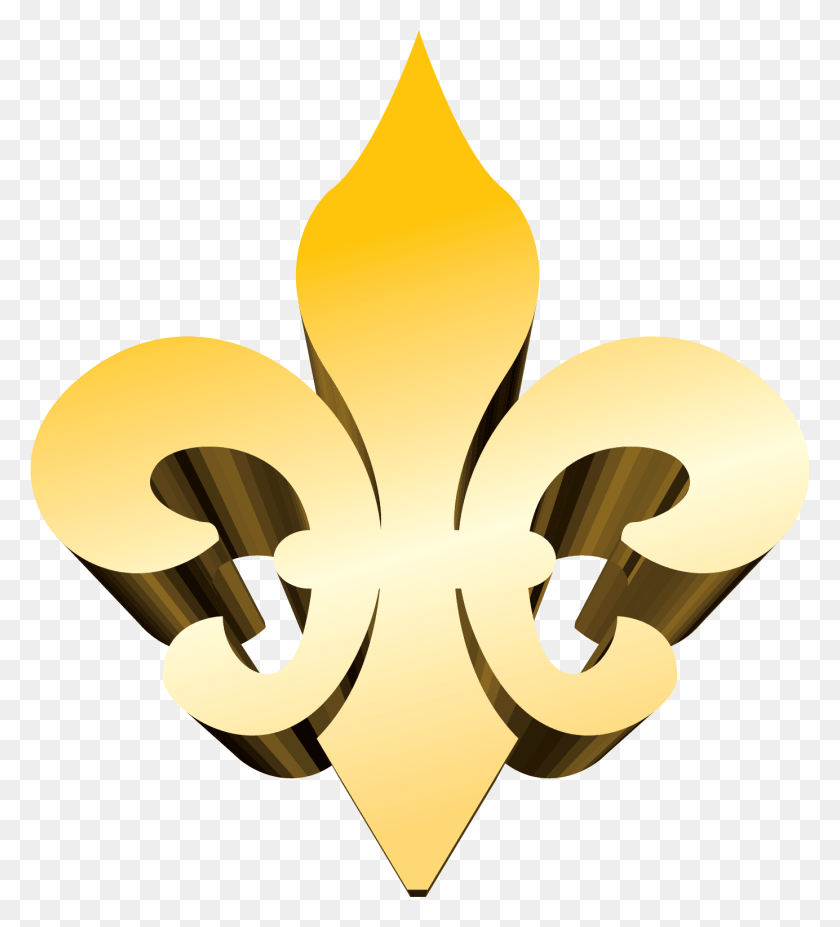 1384x1540 D Gold Fleur De Lis Vector Clip Art Fleur De Lis, Lamp, Symbol, Light HD PNG Download