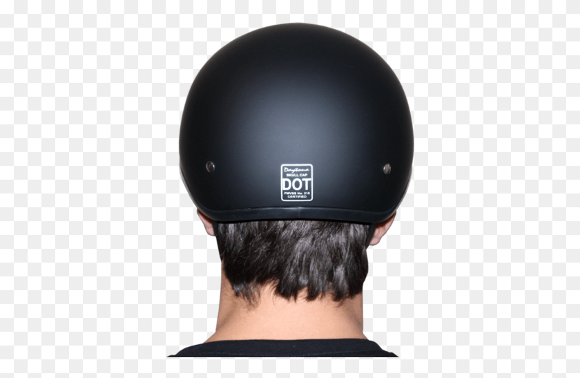 363x487 D O T Daytona Skull Cap W Cross Bones Motorcycle Helmet, Clothing, Apparel, Crash Helmet HD PNG Download