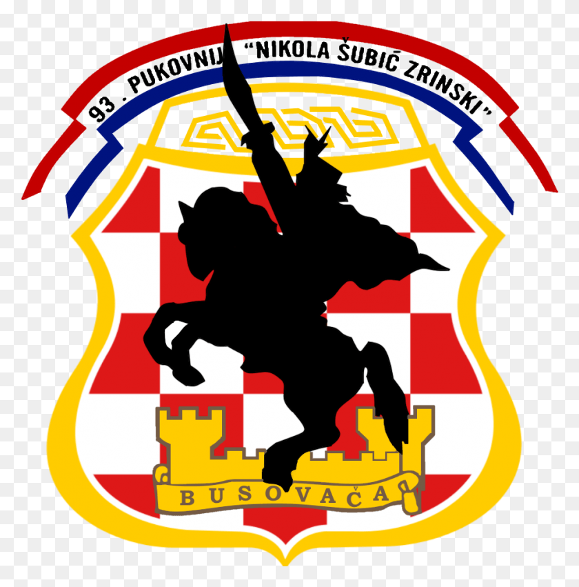 932x946 D Pukovnije Nikola Ubi Zrinjski Emblem, Symbol, Person, Human HD PNG Download