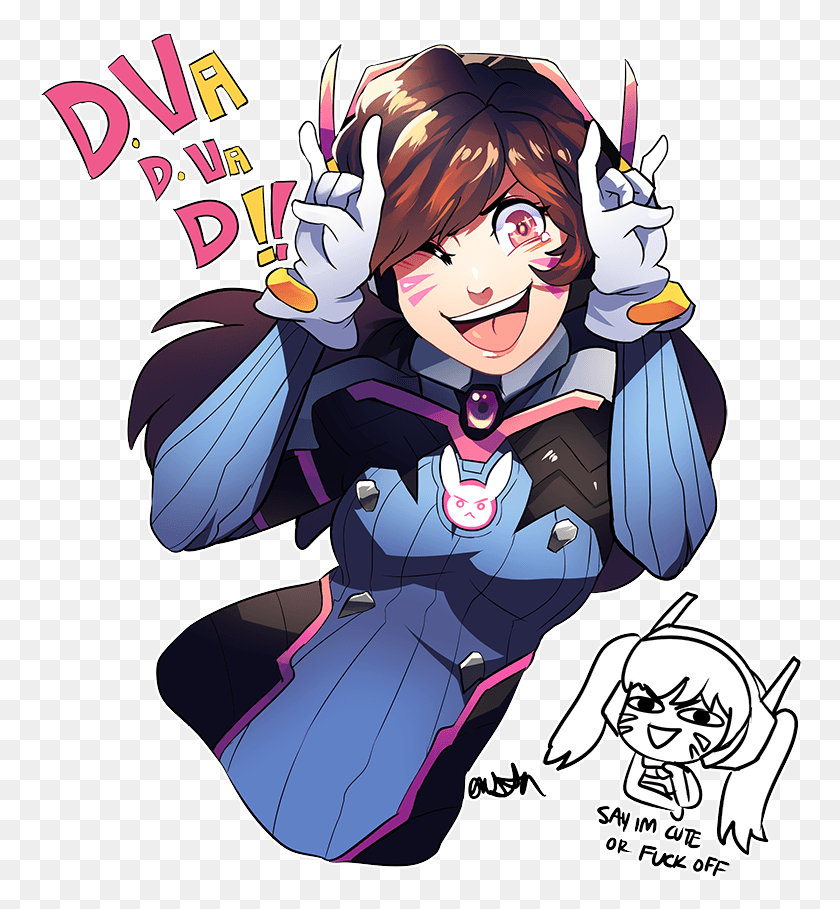 D Va Transparent Background, Comics, Book, Manga HD PNG Download