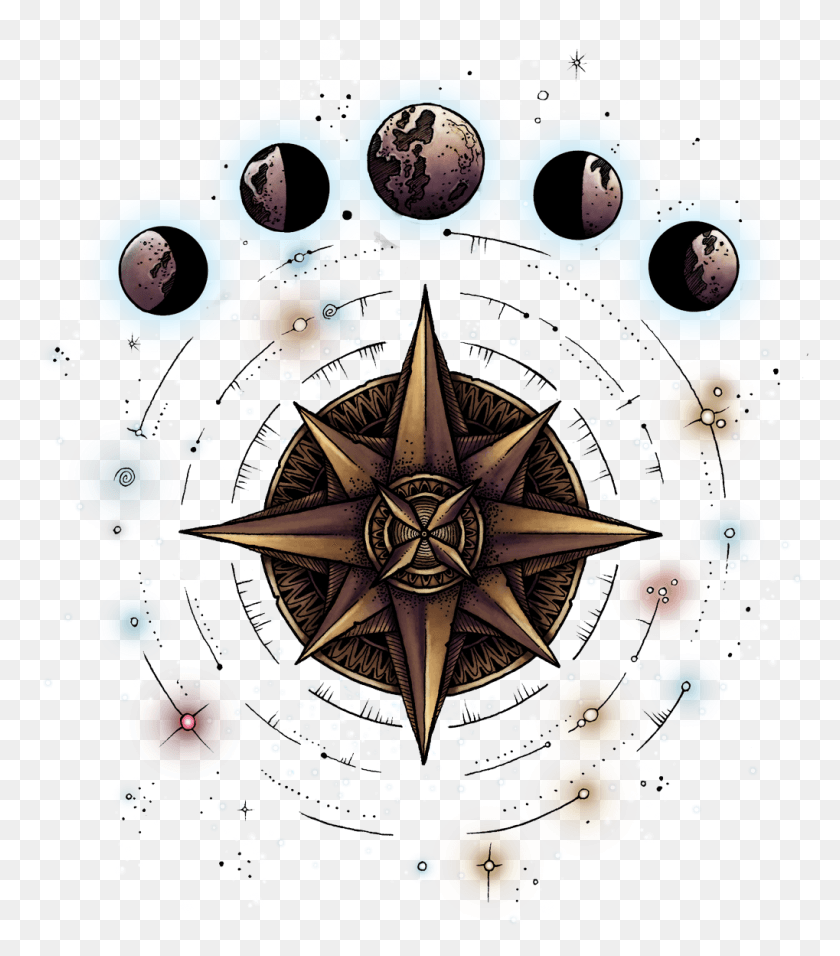 1019x1171 D You Can Find The Rest At The Link Dnd Map Compass, Graphics, Chandelier HD PNG Download