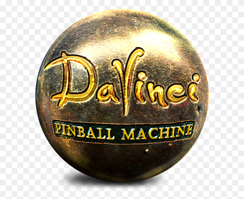 599x627 Descargar Png Da Vinci Pinball 4 Bronce, Esfera, Bola, Fotografía Hd Png