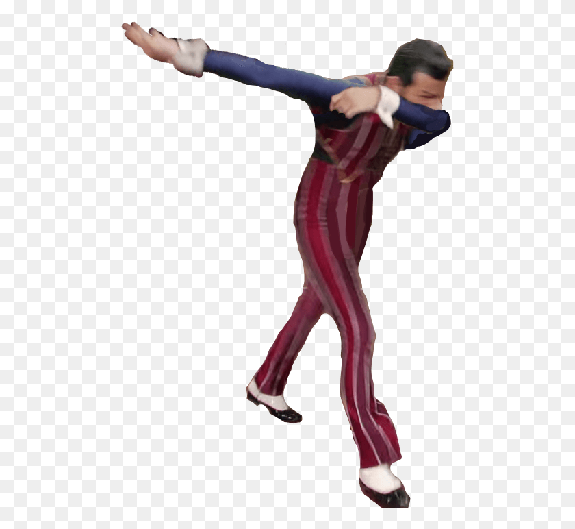 487x712 Dab Robbie Rotten Dabbing, Dance Pose, Leisure Activities, Person HD PNG Download
