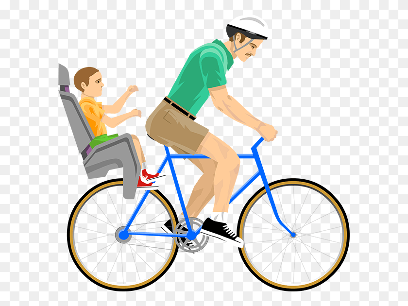 600x570 Dad Transparent Background Happy Wheels Irresponsible Dad, Bicycle, Vehicle, Transportation HD PNG Download