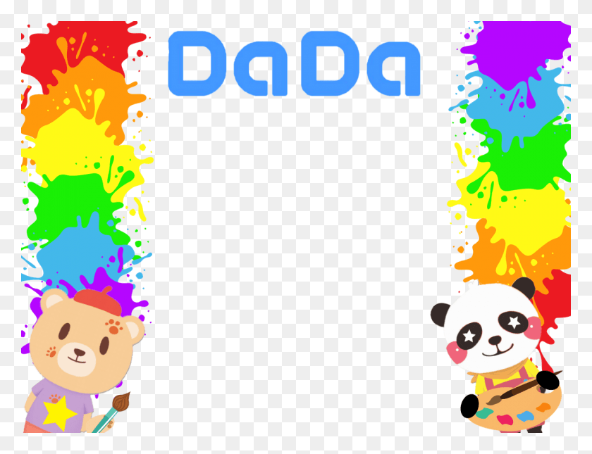 1200x900 Dada Characters Trial Class Manycam Border Colors Darker Dada Characters, Graphics, Giant Panda HD PNG Download