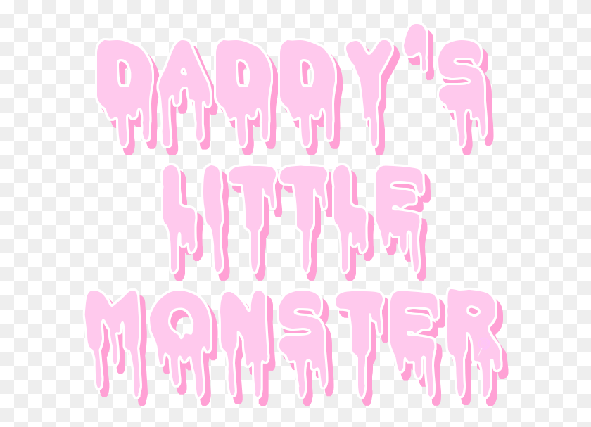 607x547 Daddys Little Monster Daddy39S Lil Monster Ddlg, Этикетка, Текст, Фиолетовый Hd Png Скачать