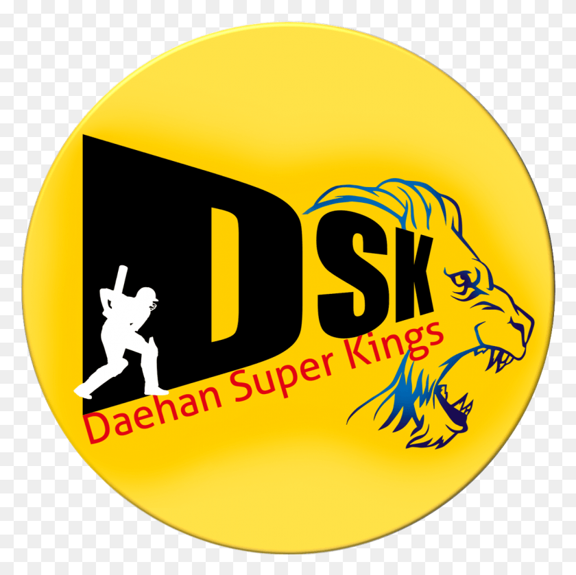 1126x1125 Daehan Super Kings Jakarta Cricket Association Emblem, Label, Text, Logo HD PNG Download
