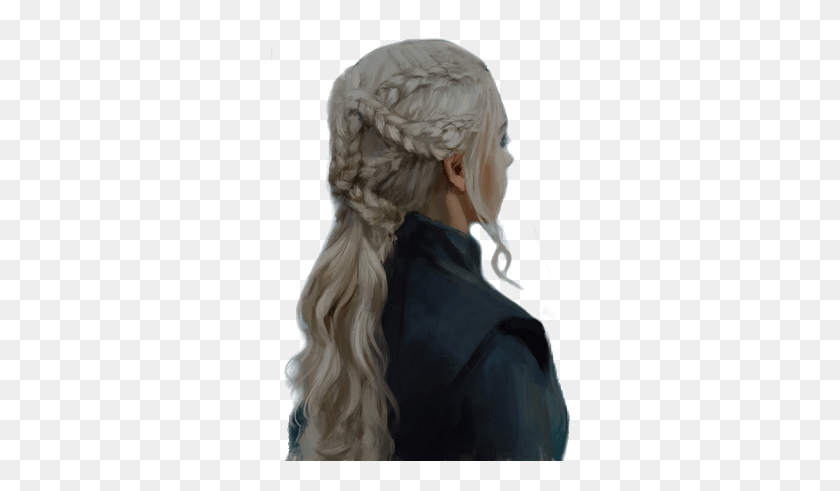 300x431 Daenerys Targaryen Got Gameofthrones Asoiaf Lace Wig, Hair, Person, Human HD PNG Download