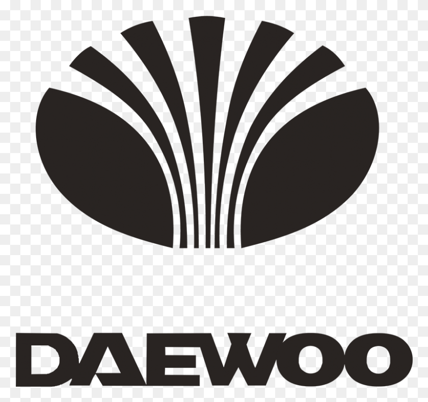 799x746 Descargar Png Daewoo Daewoo Logo, Planta, Lámpara, Tablero Hd Png