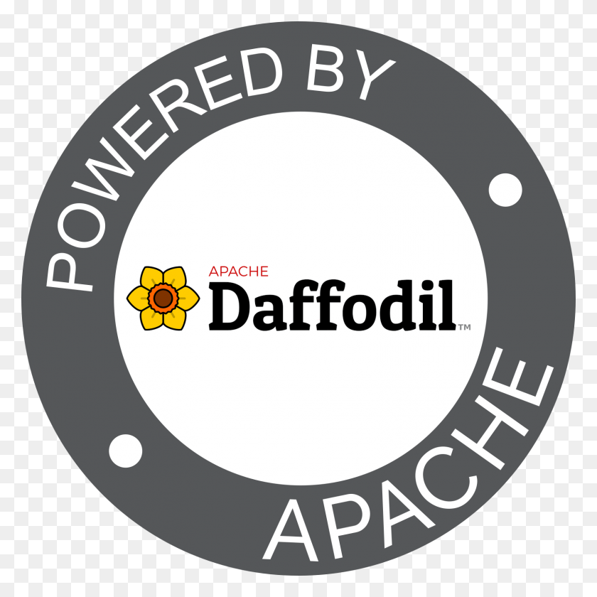 1600x1600 Daffodil Circle, Label, Text, Logo HD PNG Download