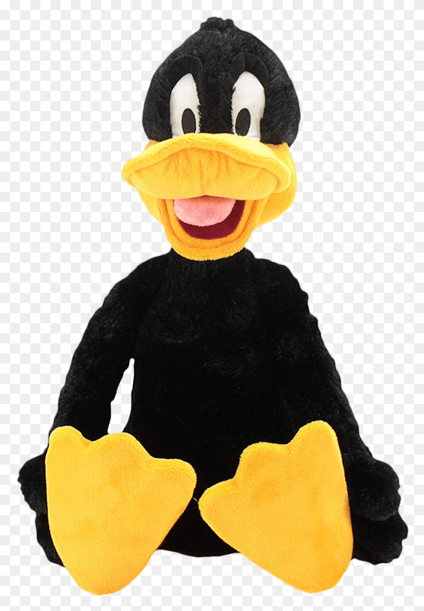 904x1333 Daffy Duck 21 Plush Daffy Duck Looney Tunes Plush, Mascot, Toy, Person HD PNG Download