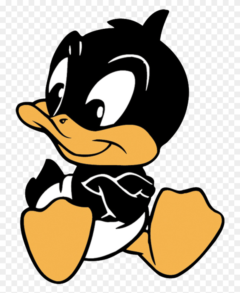 734x964 Daffy Duck Baby Looney Tunes, Animal, Mammal, Food HD PNG Download