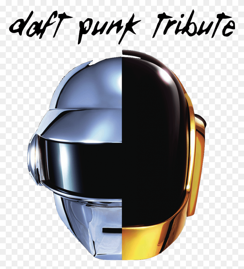 904x1008 Descargar Png Daft Punk Tribute Logo Daft Punk Instant Crush Álbum, Ropa, Vestimenta, Casco Hd Png