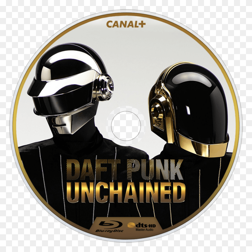 1000x1000 Daft Punk Unchained Bluray Disc Image Daft Punk, Disk, Helmet, Clothing HD PNG Download