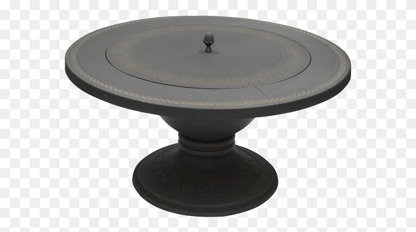 579x409 Dagan Bronze Outdoor Fire Pit Table 42 Inch Diameter Wood Burning Fire Pit Table With Cover, Furniture, Coffee Table, Tabletop Descargar Hd Png