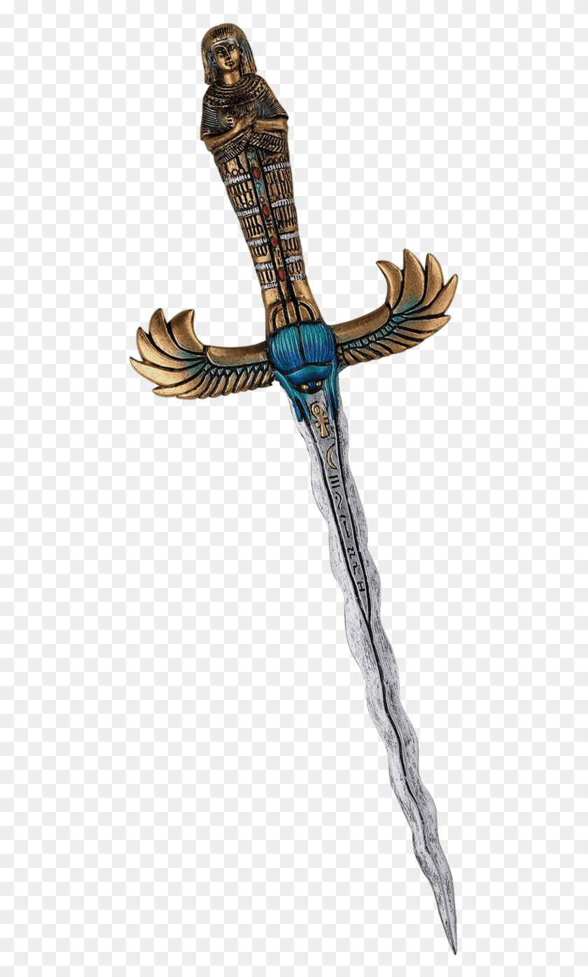 475x1336 Dagger Ancient Egypt Weapon, Cross, Symbol, Flying HD PNG Download