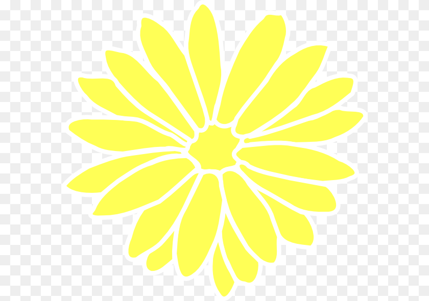 600x590 Dahlia Yellow Clip Art, Daisy, Flower, Plant, Petal Transparent PNG