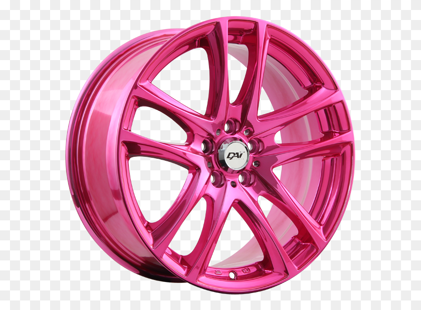 581x559 Dai Gts Wheel Candy Pink Alloy Wheels, Machine, Tire, Helmet HD PNG Download