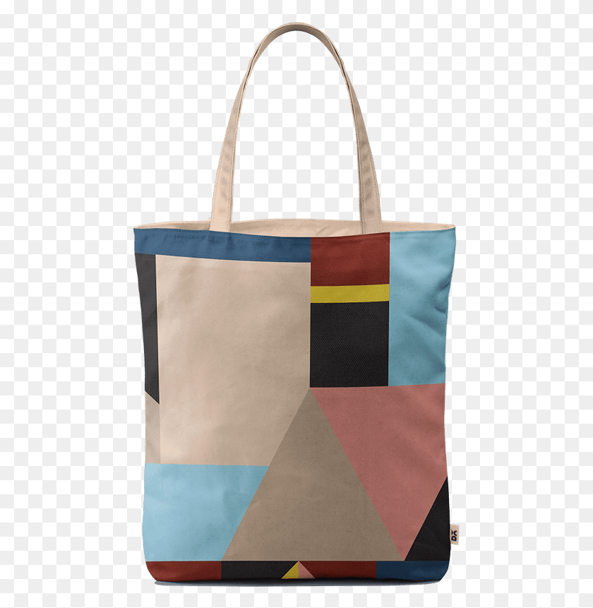 466x801 Dailyobjects Abstract Geometrical Shapes Carry All Tote Bag, Handbag, Accessories, Accessory HD PNG Download
