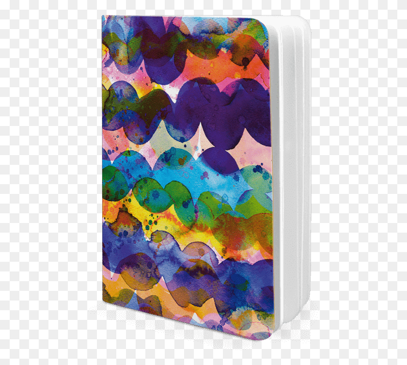477x693 Dailyobjects Abstract Waves A5 Notebook Plain Buy Online Modern Art, Canvas, Modern Art HD PNG Download