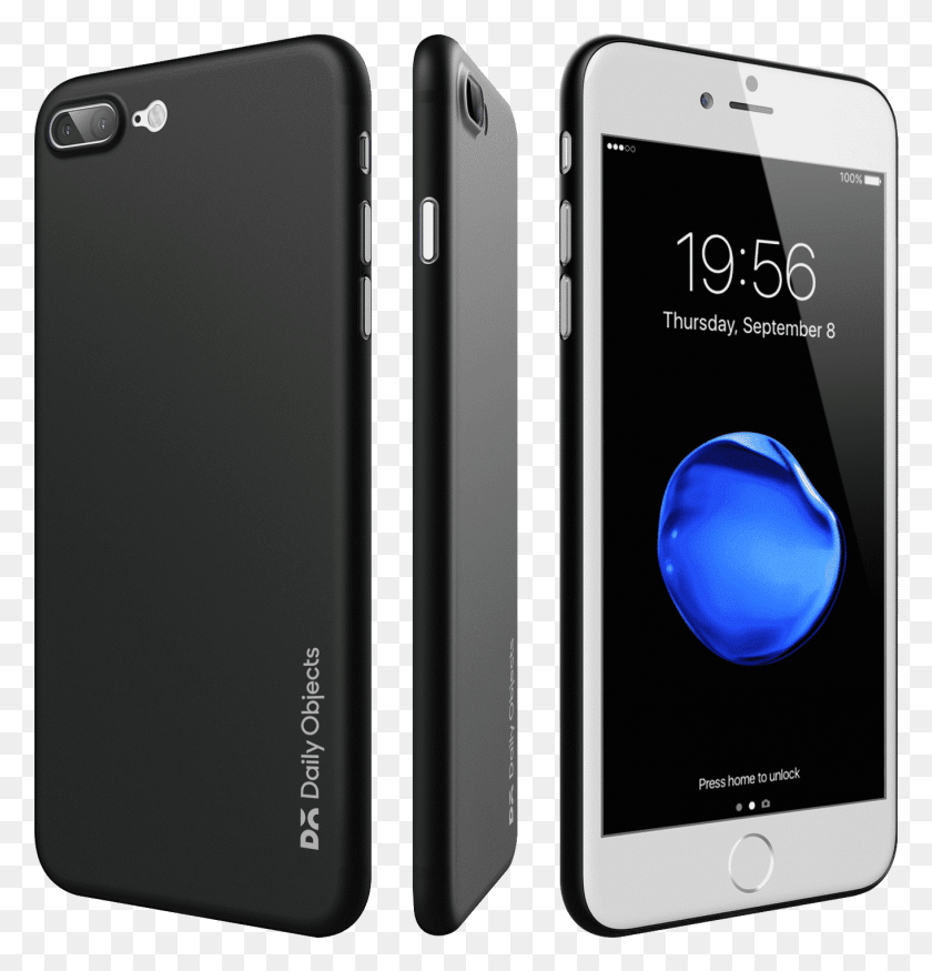 1362x1424 Descargar Png Dailyobjects Air Thin Black Case Para Iphone 7 Plus, Samsung Galaxy, Teléfono Móvil, Electrónica Hd Png