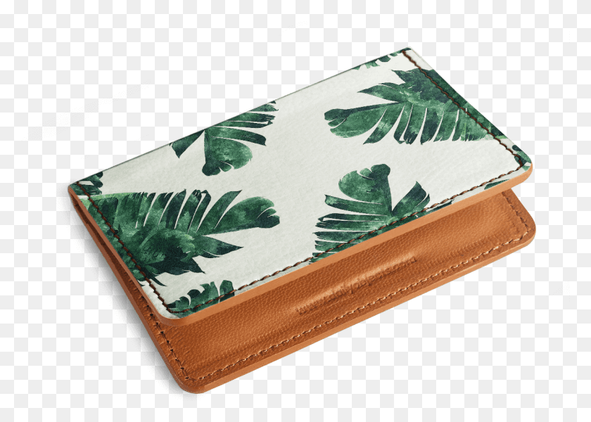 1221x846 Dailyobjects Banana Leaf Watercolour Card Wallet Buy Wallet, Pencil Box, Text, Box HD PNG Download