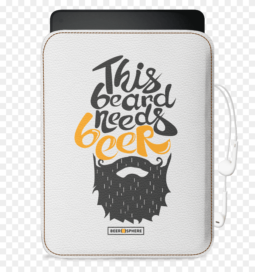 730x838 Dailyobjects Beer Shampoo Real Leather Sleeve Case Beer Poster Beard, Label, Text, Sticker HD PNG Download