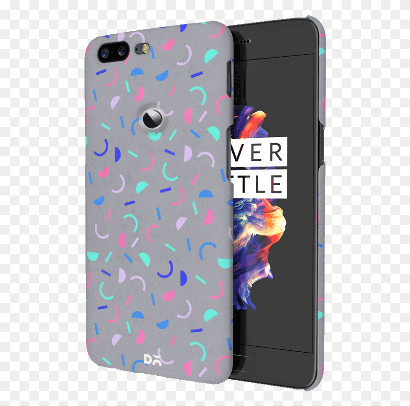 496x771 Dailyobjects Confetti Blue Case Cover For Oneplus 5t Iphone, Purse, Handbag, Bag HD PNG Download
