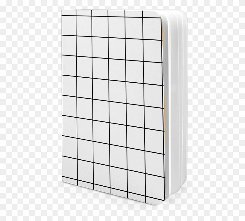 491x697 Dailyobjects Grid White A5 Notebook Plain Buy Online Monochrome, Rug, Text, Pattern HD PNG Download
