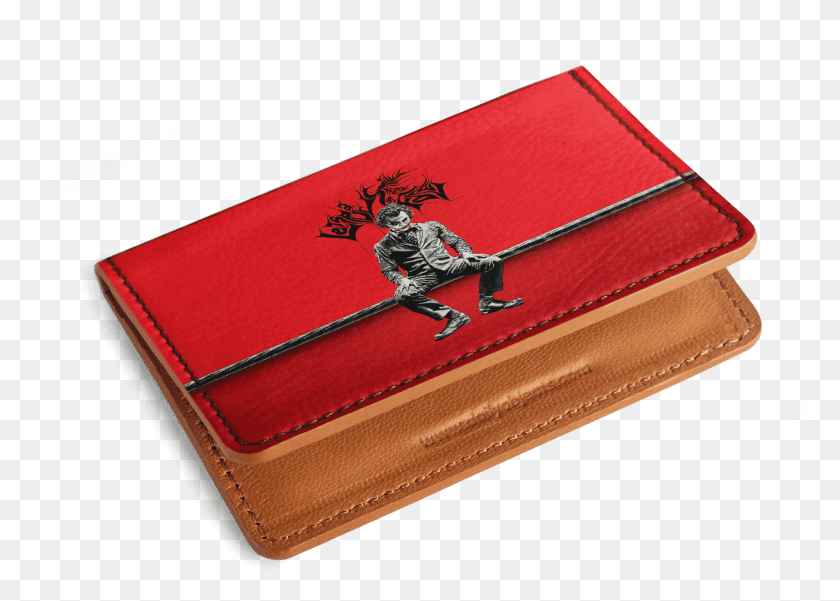 1218x846 Dailyobjects Joker Terrifying Smirk Card Wallet Buy, Person, Human, Text HD PNG Download