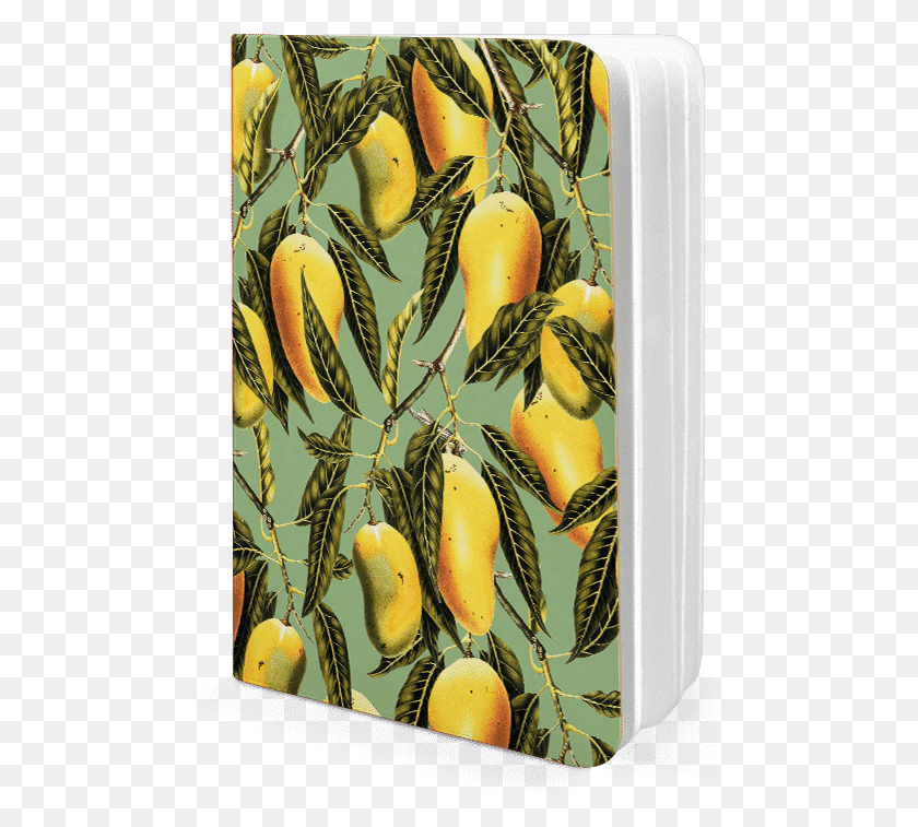 488x697 Dailyobjects Mango Season Verde A5 Cuaderno Simple Comprar Membrillo, Planta, Alimentos, Fruta Hd Png