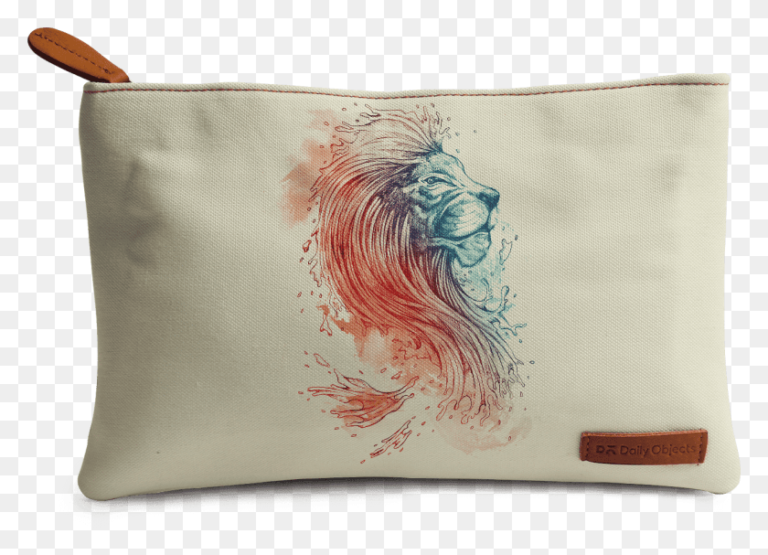1283x900 Dailyobjects Sea Lion Regular Stash Pouch Buy Online Leather, Pillow, Cushion, Blanket HD PNG Download
