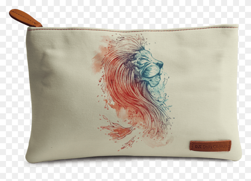 1283x900 Dailyobjects Sea Lion Regular Stash Pouch Comprar En Línea Cuero, Almohada, Cojín, Manta Hd Png