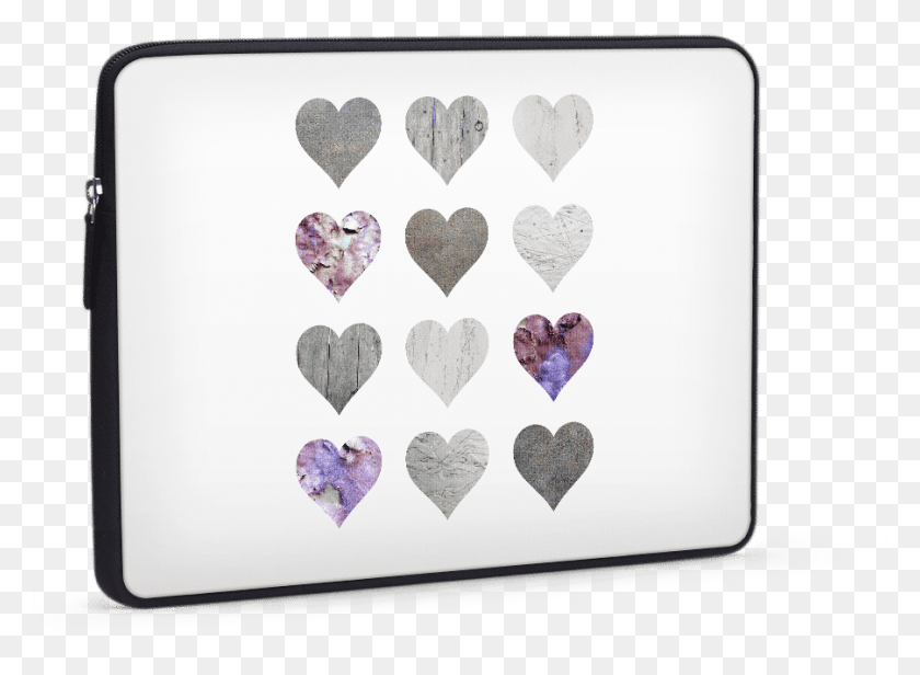 901x643 Dailyobjects Textured Hearts Ballistic Nylon Zippered Heart, Plectrum, Arrowhead HD PNG Download