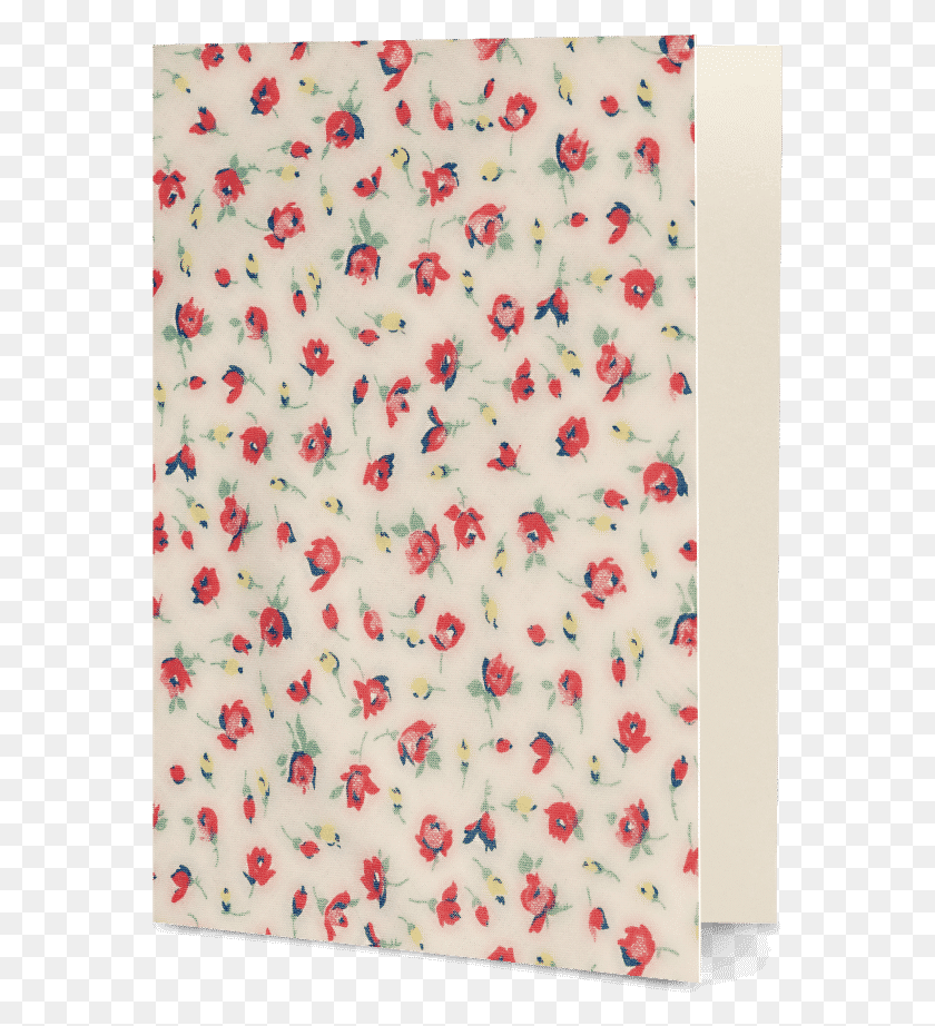 567x862 Dailyobjects Vintage Floral A5 Greeting Card Buy Online Paper, Rug, Pattern HD PNG Download