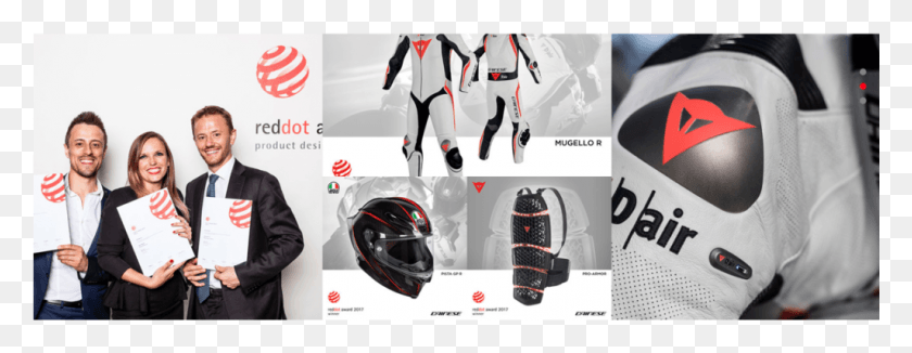 1025x350 Dainese Red Dot Image 3 Red Dot Design Award, Clothing, Apparel, Helmet HD PNG Download