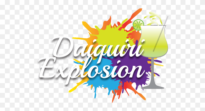 546x394 Daiquiri Explosion Графический Дизайн, Текст, Графика Hd Png Скачать