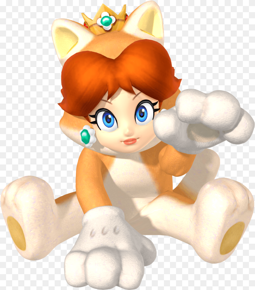 1126x1276 Daisy Cat Meow Download Cat Daisy Mario, Doll, Toy, Face, Head Sticker PNG
