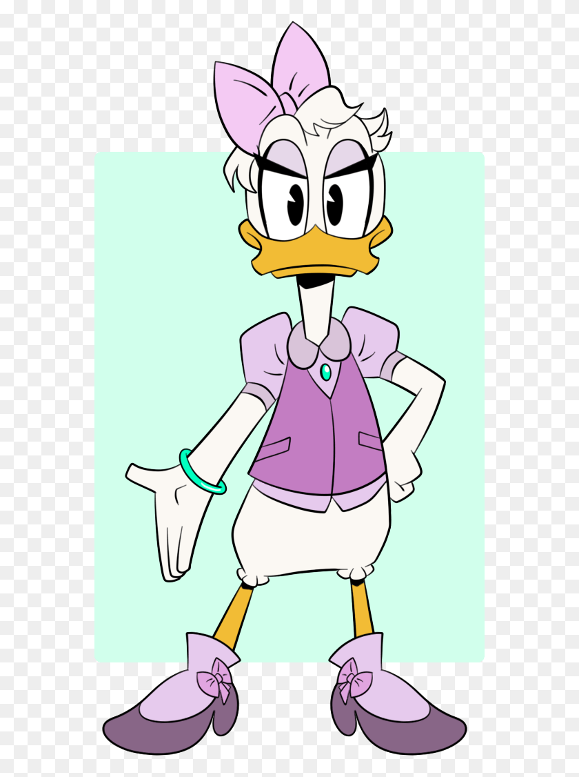566x1066 Daisy Duck In The Style Of Ducktales Daisy Duck Ducktales 2017, Cleaning, Washing HD PNG Download