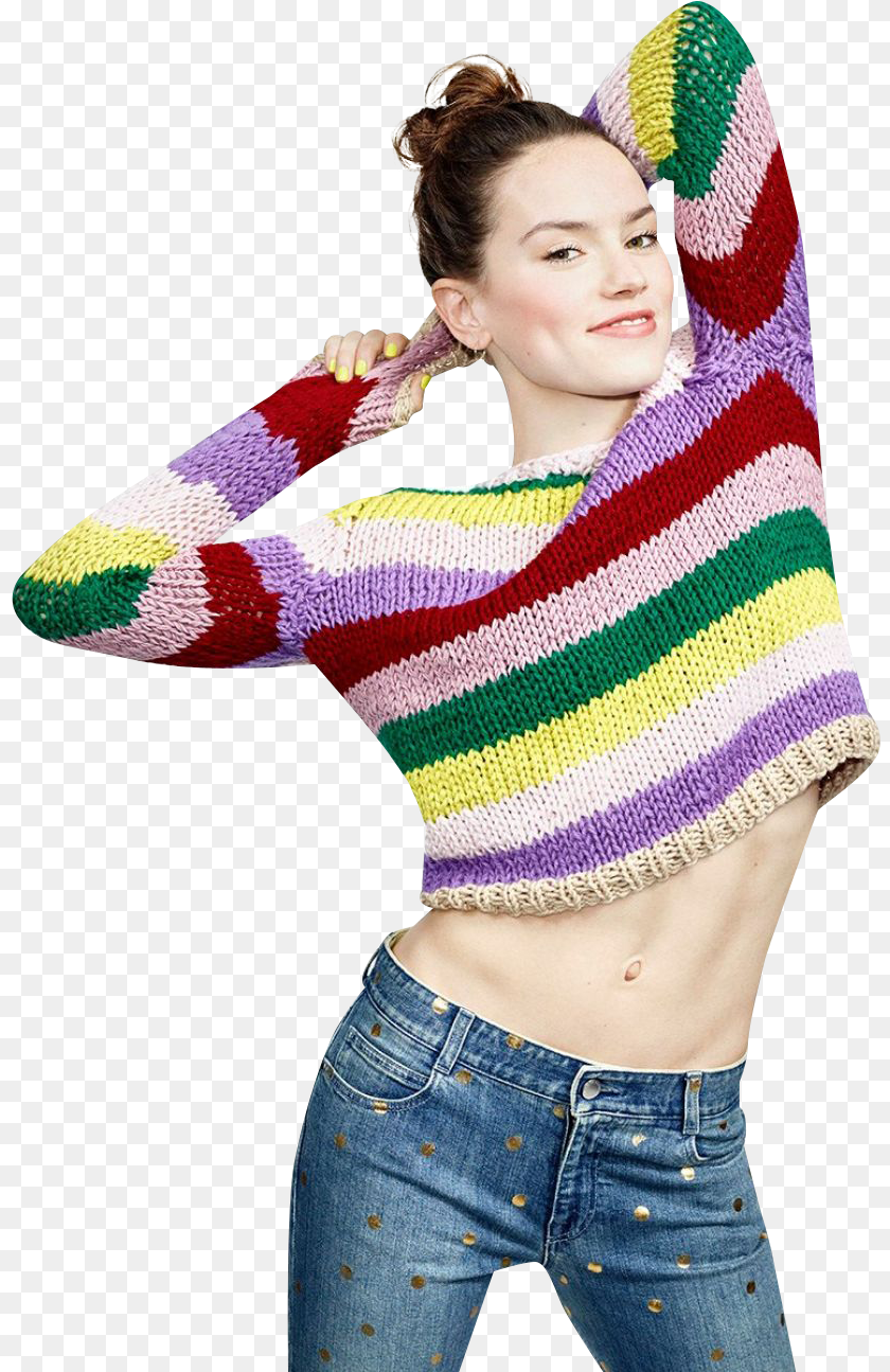 821x1295 Daisy Ridley Asked Instagram Daisy Ridley Body, Clothing, Sweater, Knitwear, Adult Clipart PNG