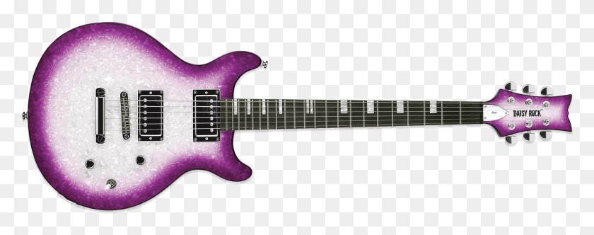 1782x622 Daisy Rock Stardust Elite Classic Violet Pink Burst Daisy Rock Гитара, Гитара, Досуг, Музыкальный Инструмент Png Скачать