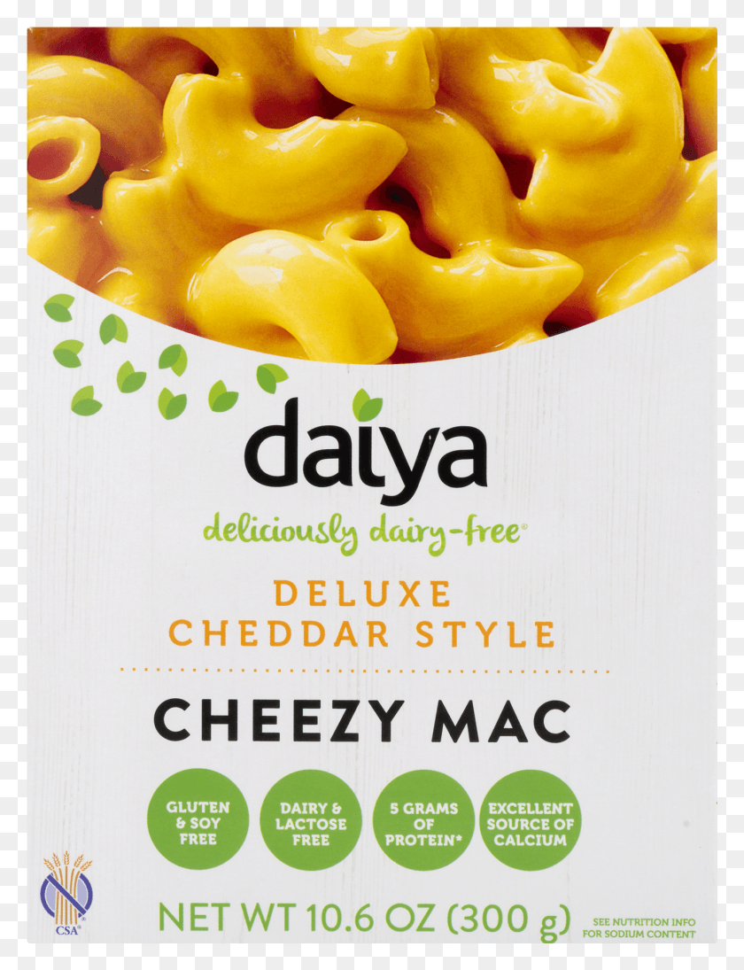 1356x1801 Daiya Cheezy Mac, Food, Advertisement, Pasta HD PNG Download