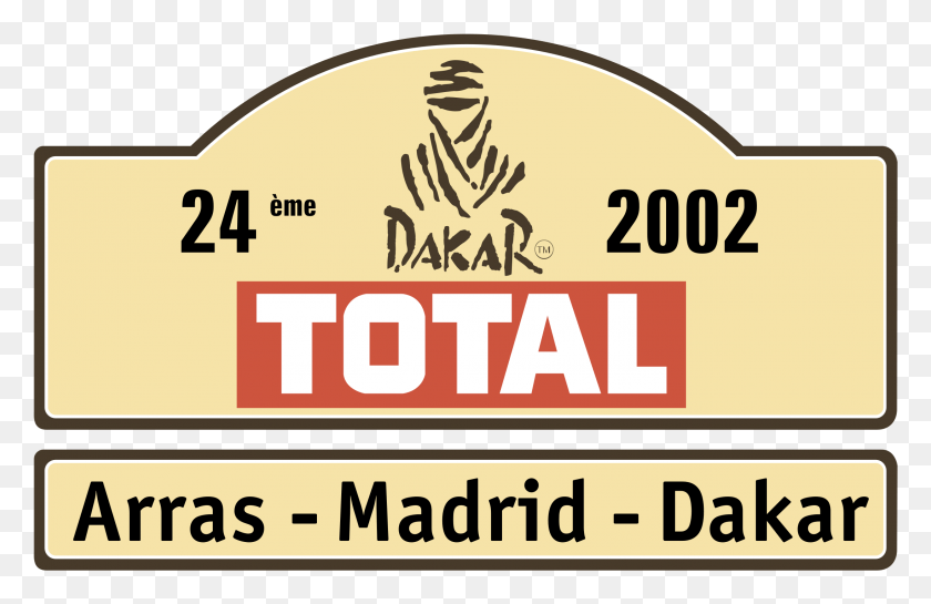 2191x1363 Dakar Rally 2002 Logo Transparent Rally Dakar, Label, Text, Word HD PNG Download