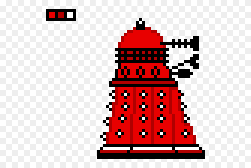 531x501 Descargar Png / Dalek Doctor Who Dalek Pixel Art, Arquitectura, Edificio, Torre Hd Png