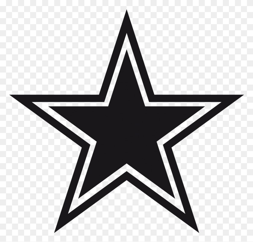 1197x1138 Dallas Cowboys Star Black And White, Cross, Symbol, Star Symbol HD PNG Download