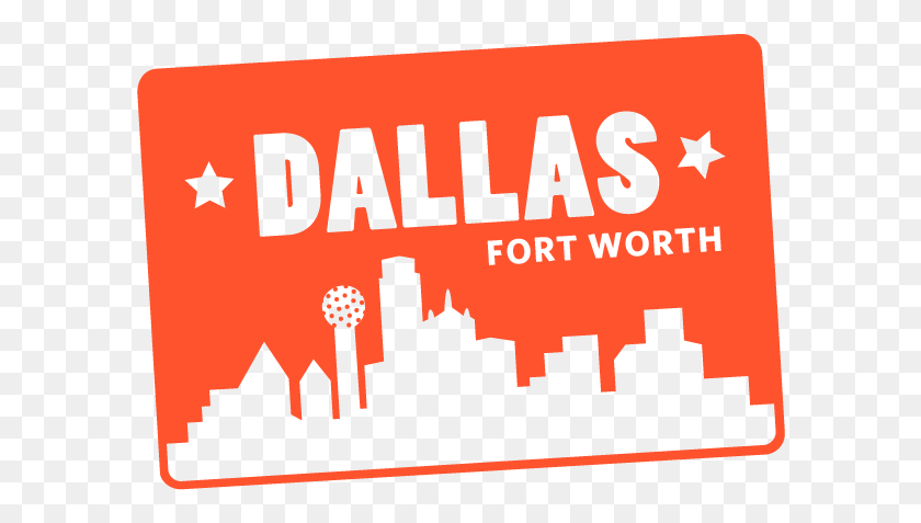 592x417 Dallas Fort Worth Logo, Text, Poster, Advertisement HD PNG Download