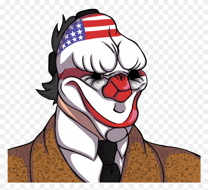 805x728 Dallas From Payday Cartoon, Hand, Helmet, Clothing HD PNG Download