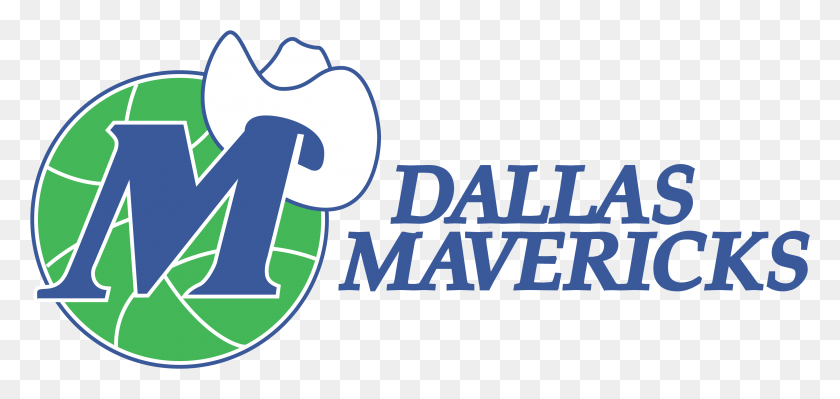 3711x1614 Dallas Mavericks, Logo, Symbol, Trademark HD PNG Download