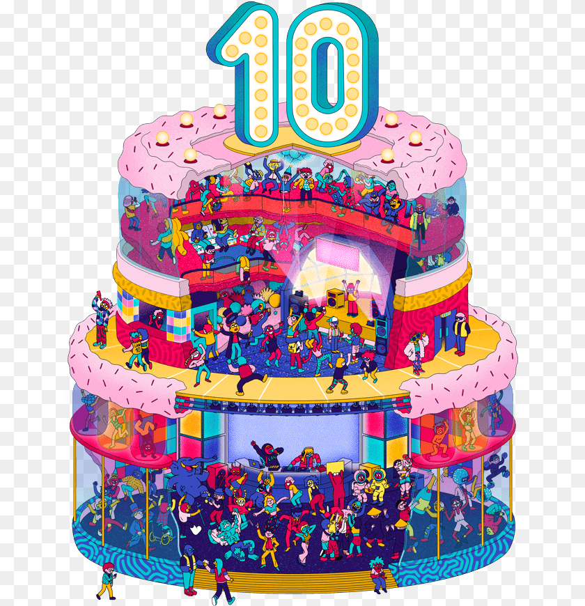 Dallas Tx Lights All Night 2019, Birthday Cake, Cake, Cream, Dessert Sticker PNG