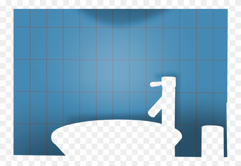 750x518 Daltile Spa Blue Dark Grout Bathroom, Indoors, Sink, Fire Hydrant HD PNG Download